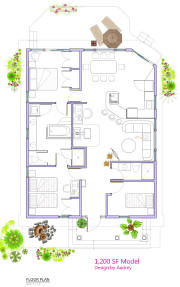 kezarhomes Audrey O 1200 sf design